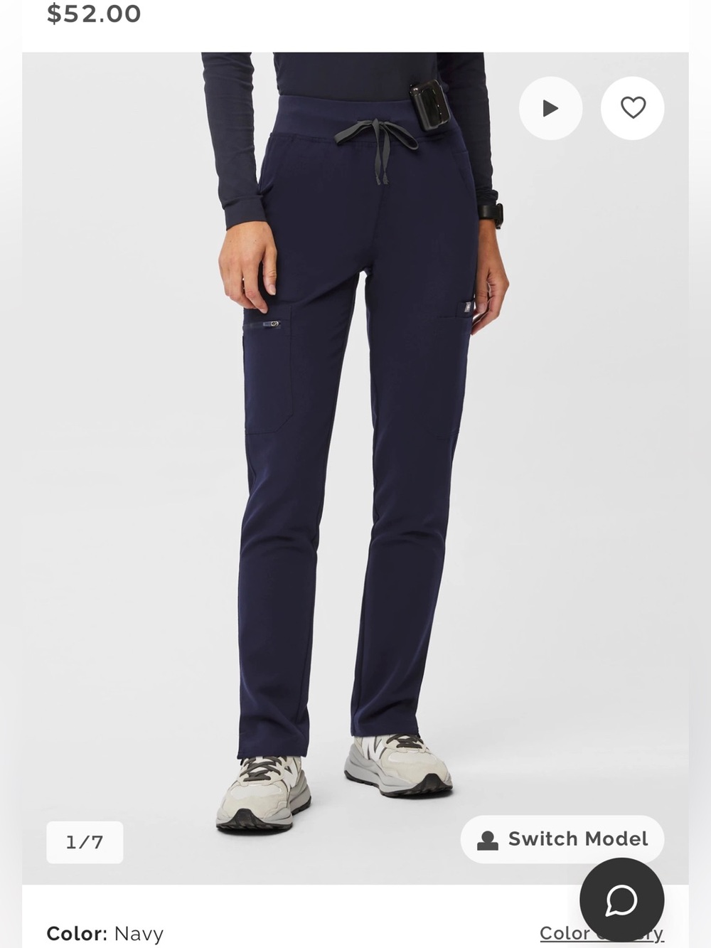 BRAND NEW FIGS Scrub Pants- Navy